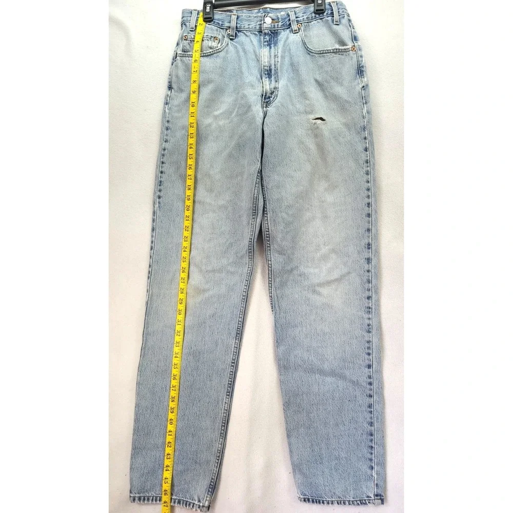 Vintage Levis Jeans Mens 36x36 Blue Denim 550 Relaxed Fit‎ Light Wash Y2K Faded